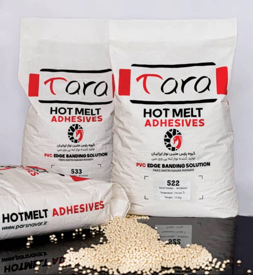 Granular-adhesive چسب گرانول نوار لبه pvc تارا